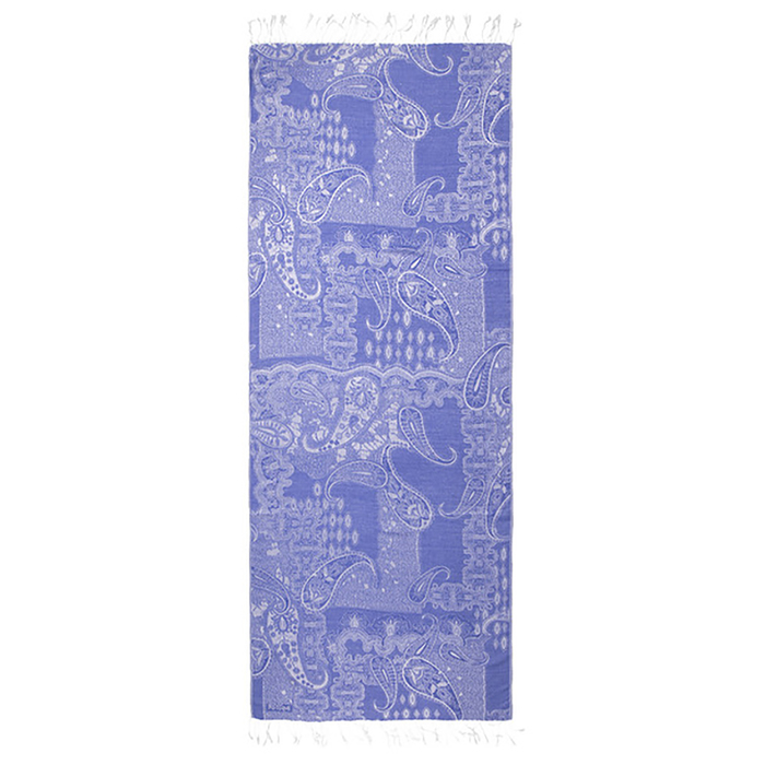 Палантин текстильный, размер 70х180, цвет синий P2665_5