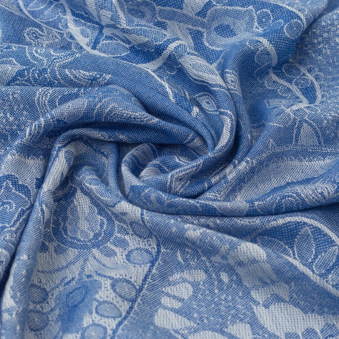 Палантин текстильный, размер 70х180, цвет синий P2665_5