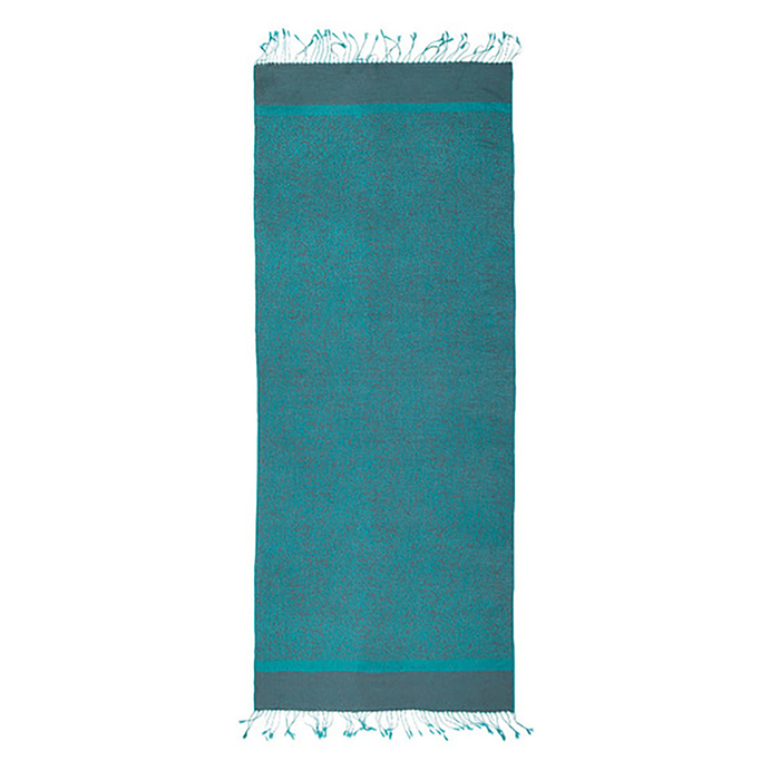Палантин текстильный, размер 70х180, цвет бирюзовый P1820_018-230
