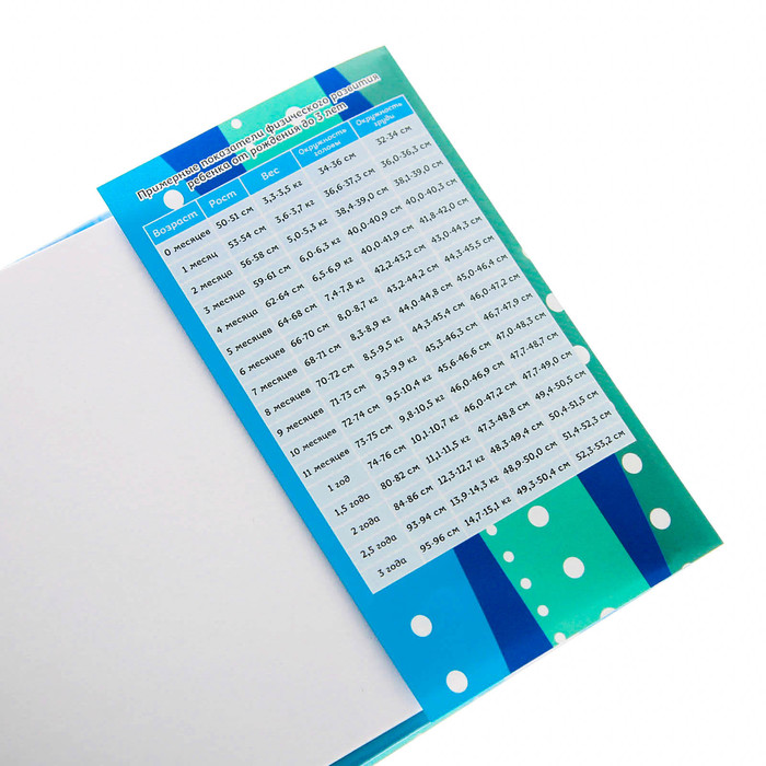 Обложка для медицинской карты "Для мальчика"