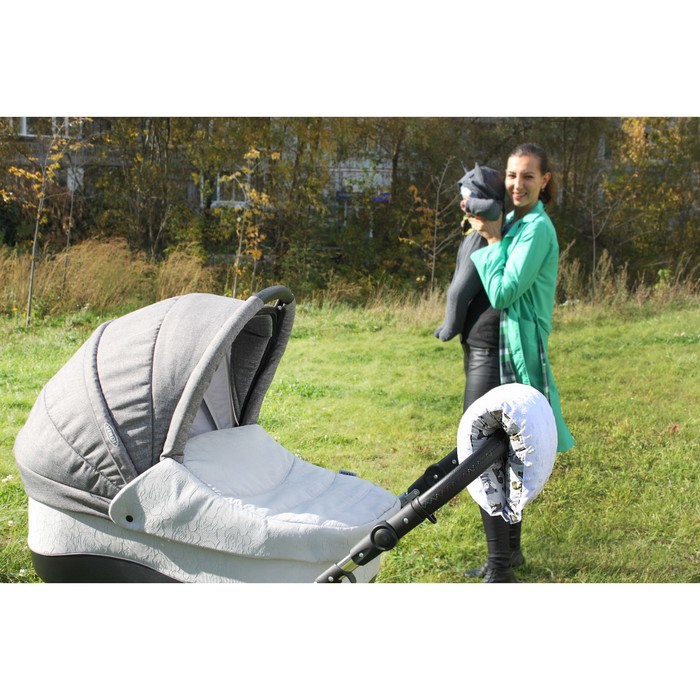 Подушка многофункциональная для кормления и укачивания "Медвежонок", голубой плюш