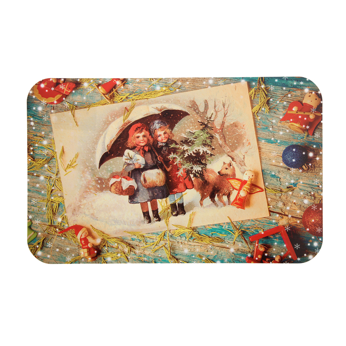 Салфетка сервировочная ПВХ, 26х41 см "Рождество"