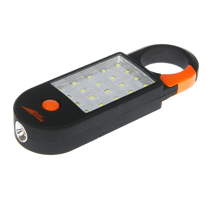 Фонарь светодиодный "Оптимус-mini" 0.5W+20SMD, карабин, магнит, на 3xAAA