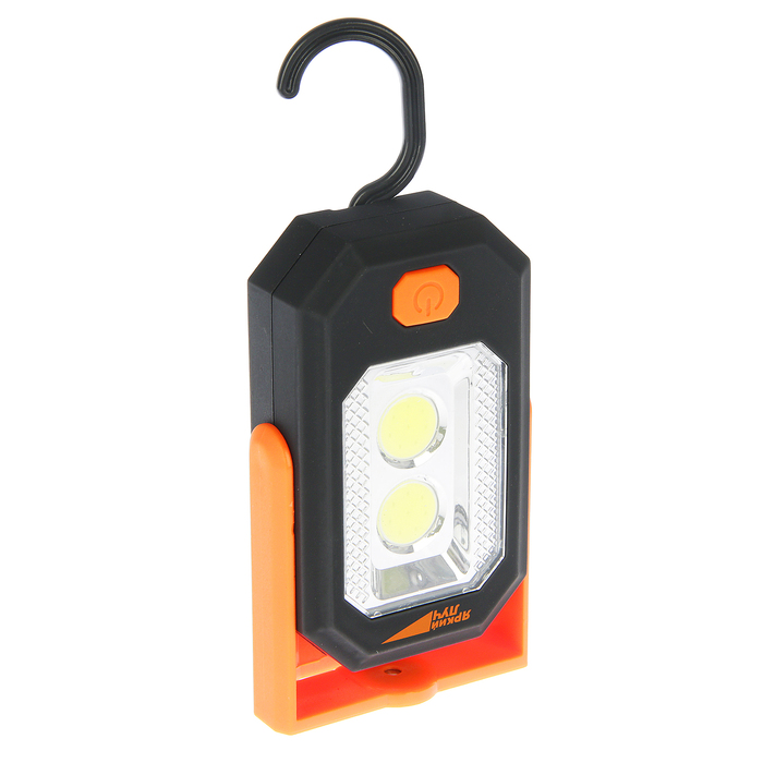 Фонарь светодиодный "Оптимус-pocket", 0.5W+3W COB, крючок, магнит, на 3xAAA