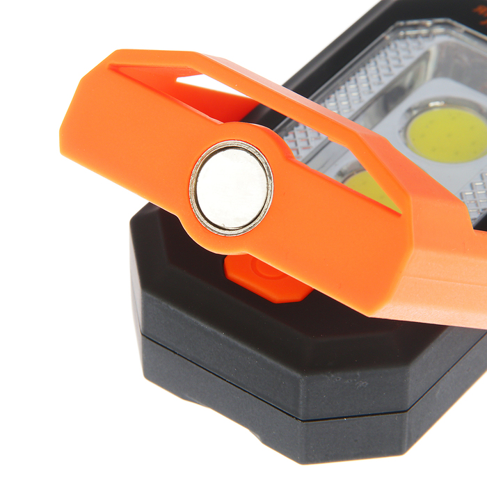 Фонарь светодиодный "Оптимус-pocket", 0.5W+3W COB, крючок, магнит, на 3xAAA