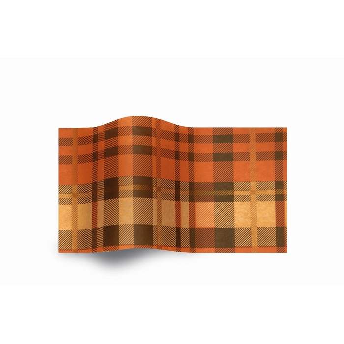 Бумага тишью «Тартан Пустынный» 50 х 76 см