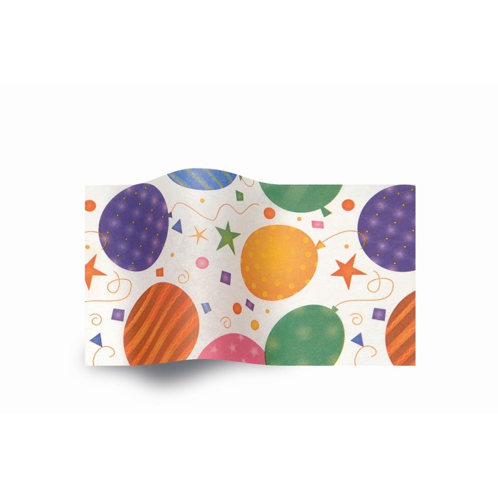 Бумага тишью «Воздушные шары» 50 х 76 см