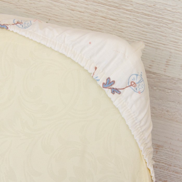 Комплект в кроватку "Зайчки", 6 предметов, цвет салатовый, хл100% 125 г/м H813-01