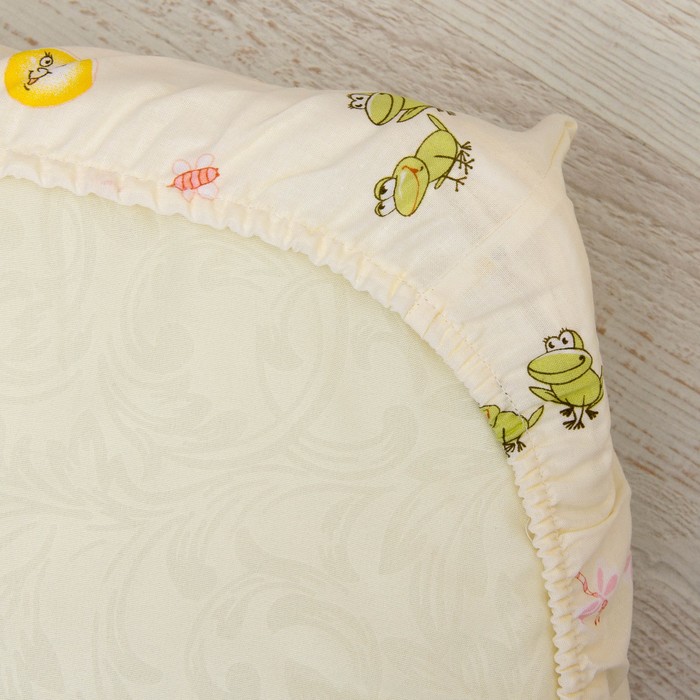 Комплект в кроватку "Колобок", 6 предметов, цвет жёлтый, хл100% 125 г/м H713-2