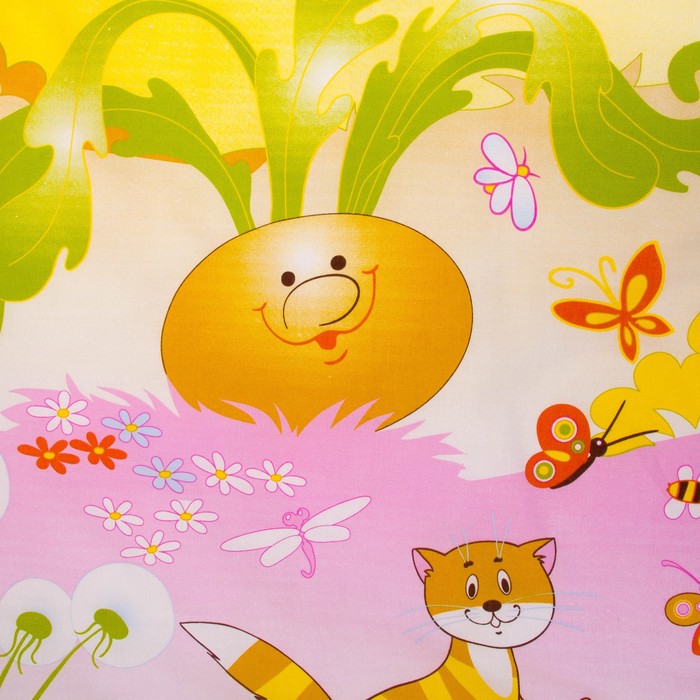 Комплект в кроватку "Репка", 6 предметов, цвет бежевый, хл100% 125 г/м H713-3