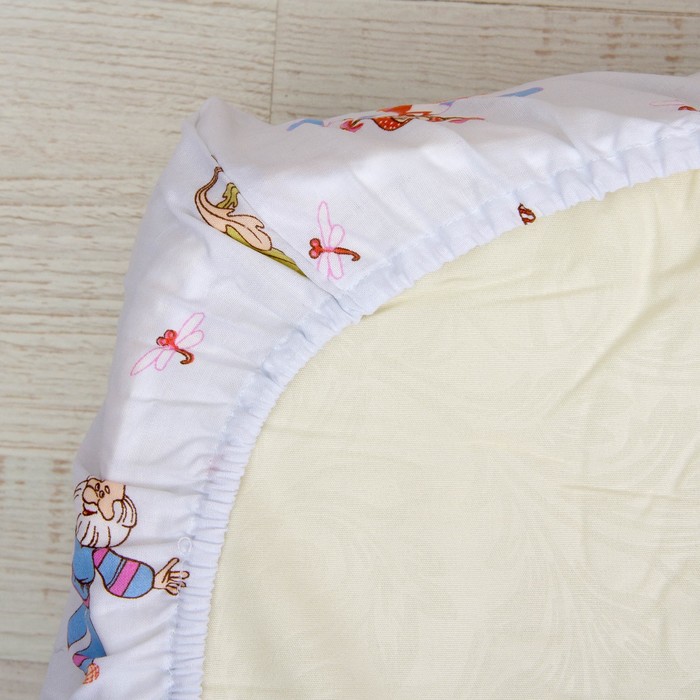 Комплект в кроватку "Репка", 6 предметов, цвет голубой, хл100% 125 г/м H713-3