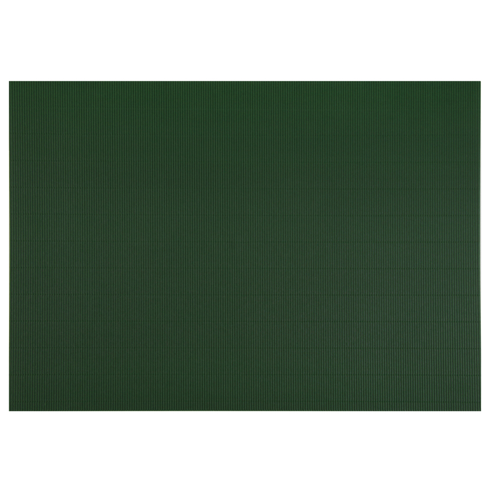 Картон цветной гофрированный 700*500 мм Werola e-wave, 110 г/м², зеленый мох