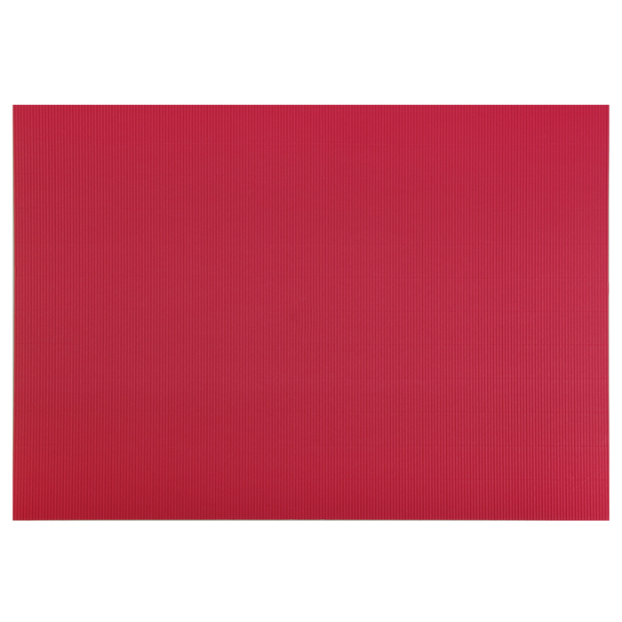 Картон цветной гофрированный 700*500 мм Werola e-wave, 110 г/м², пурпурный