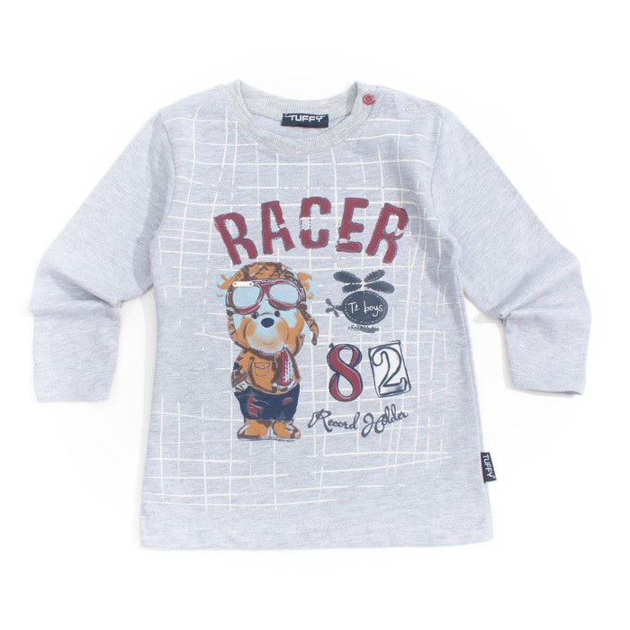 Джемпер для мальчика, рост 74 см, цвет серый G 17-508_М