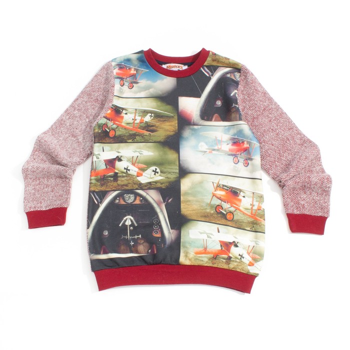 Джемпер для мальчика, рост 122 см, цвет бордовый 51048-2