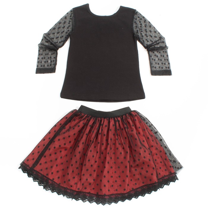 Комплект для девочки, рост 110 см, цвет коралловый 675