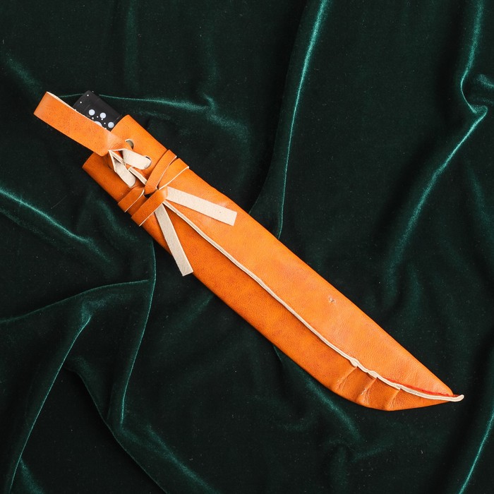 Пчак Шархон большой, рукоять наборная из пластика, гравировка на гарде