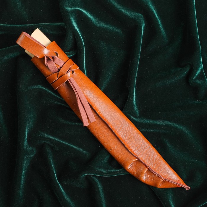 Пчак Шархон, рукоять из граба (сухма), гарда резная из олова