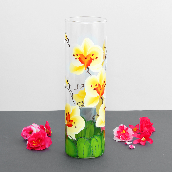 Ваза "Орхидея" трубка 7,5х26 см