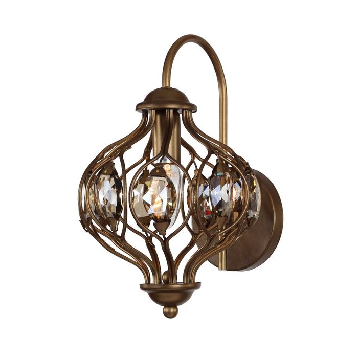 Бра 1382-1W "Fes" 1xE14 40W коричневый 20x27x32 см