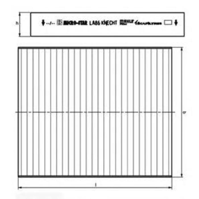 Фильтр салона KNECHT LA395