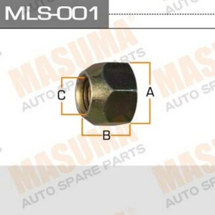 Гайка крепления колеса MASUMA MLS001