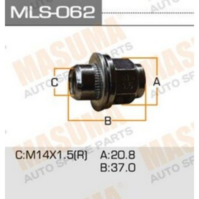 Гайка крепления колеса MASUMA MLS062