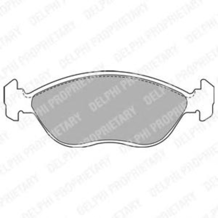 Колодки тормозные DELPHI LP1443