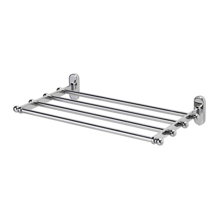 Навесная полка со штангой для полотенца, под хром ВОКСНАН