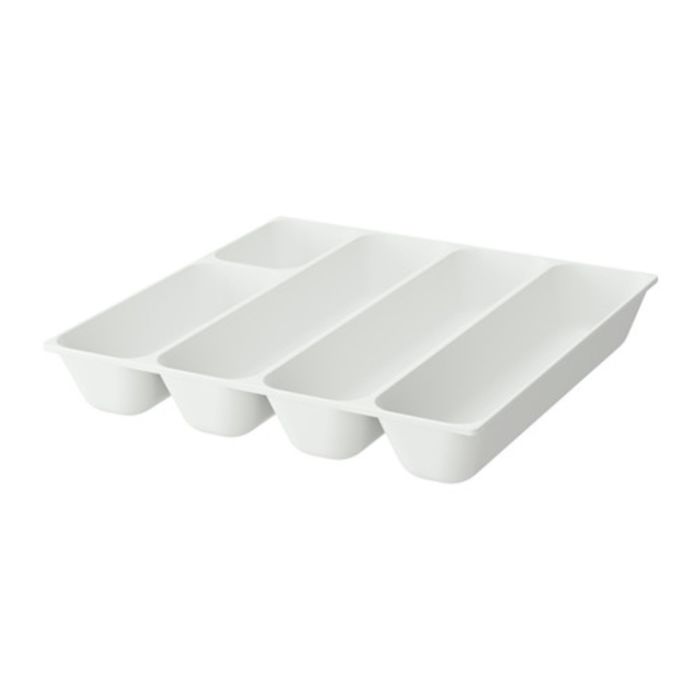 Лоток для столовых приборов, цвет белый ВАРЬЕРА