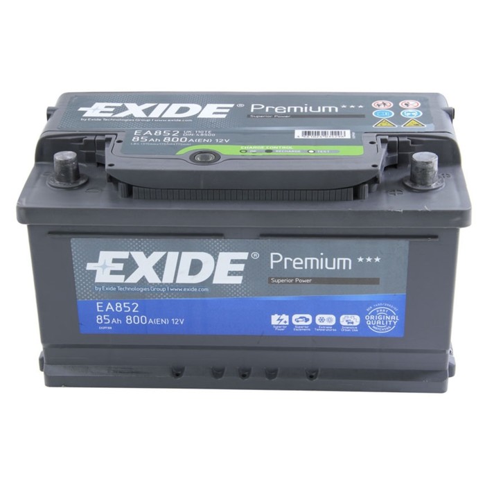 

Аккумуляторная батарея Exide 85 А/ч Premium EA852, обратная полярность