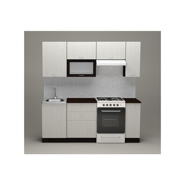 Кухонный гарнитур Полина ультра, 2000 мм