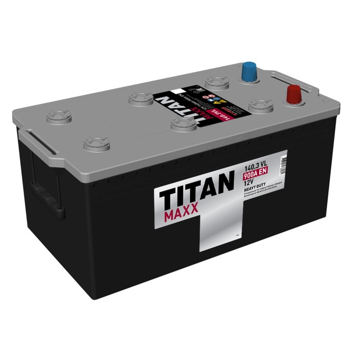 фото Аккумуляторная батарея titan 140 а/ч max hd т140 st, прямая полярность