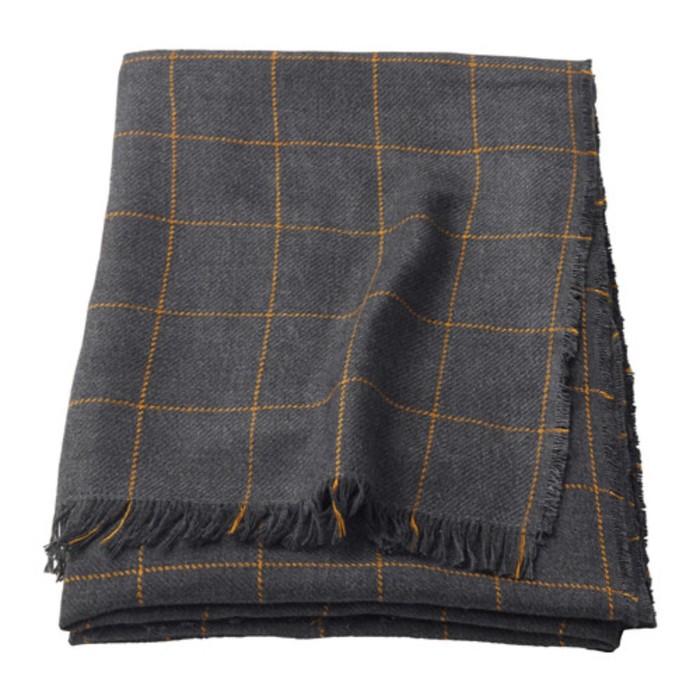 Плед ВОРКРАГЕ, размер 110х170 см, цвет серый