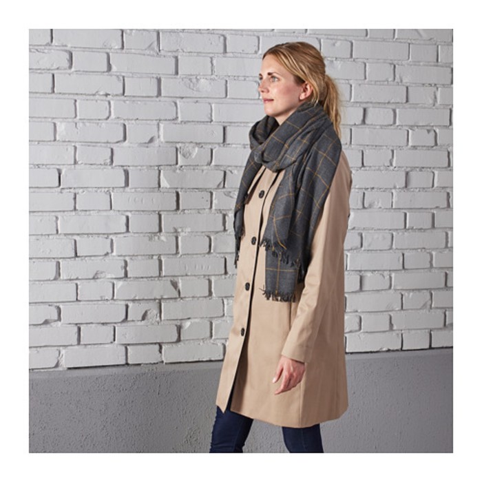 Плед ВОРКРАГЕ, размер 110х170 см, цвет серый