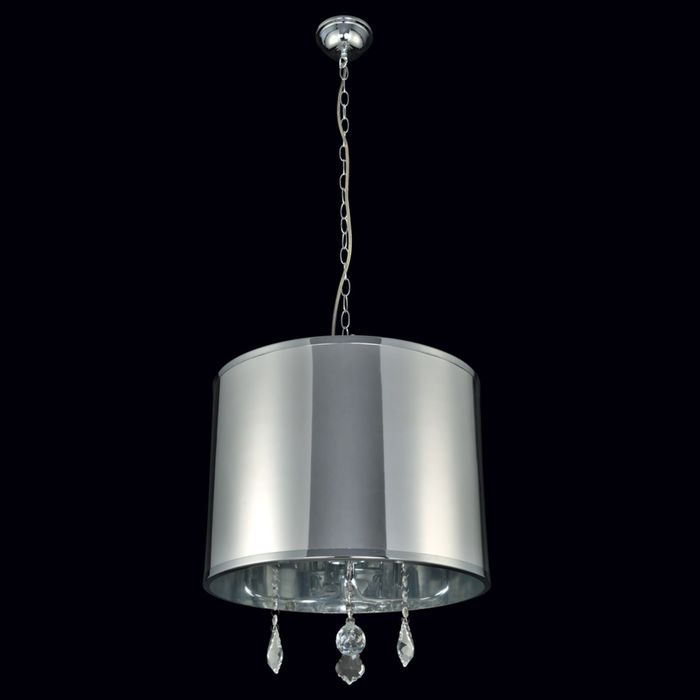 Люстра подвес "Альгеро" 3 лампы Е14 хром 40х40х130