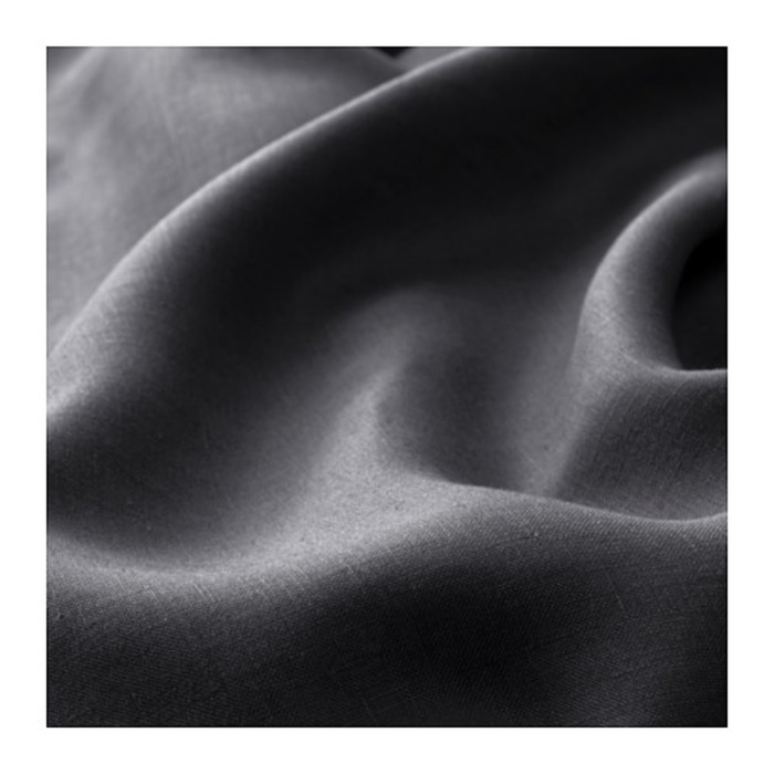 Наволочка ПУДЕРВИВА, размер 50х70 см, цвет тёмно-серый