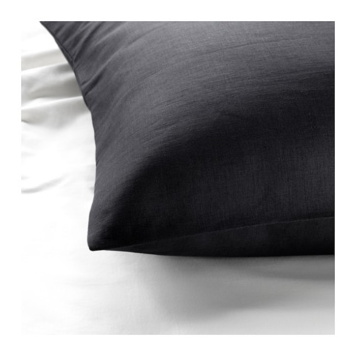 Наволочка ПУДЕРВИВА, размер 50х70 см, цвет тёмно-серый