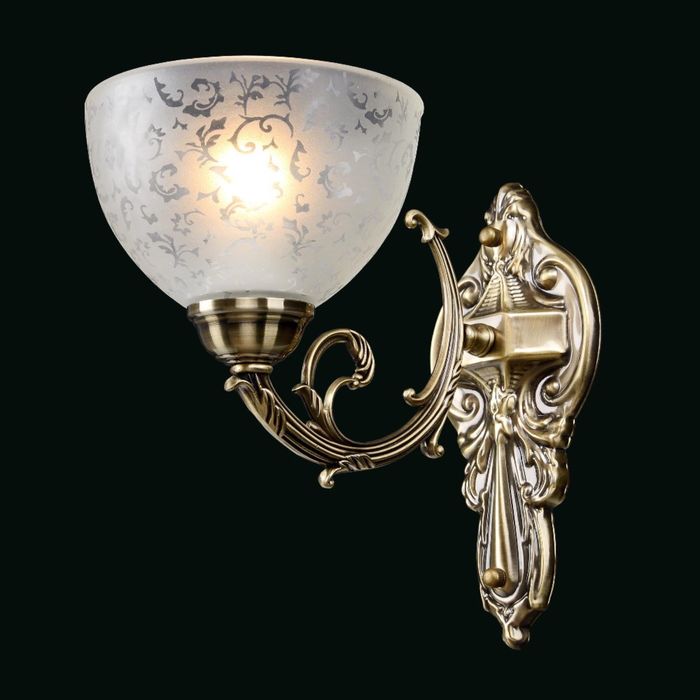 Бра "Мия" 1 лампа Е27 Бронза античная 15х25х25