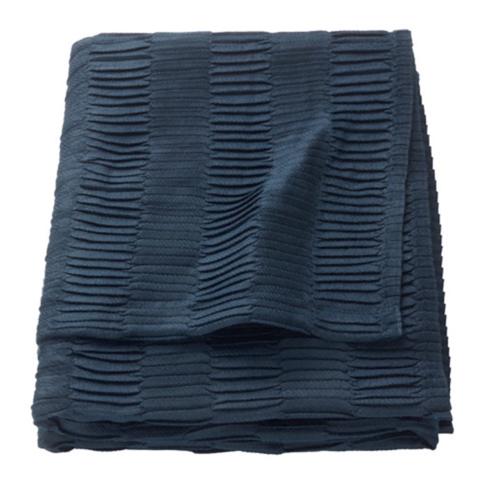 Плед ВЭГМОЛЛА, размер 120х160 см, цвет синий