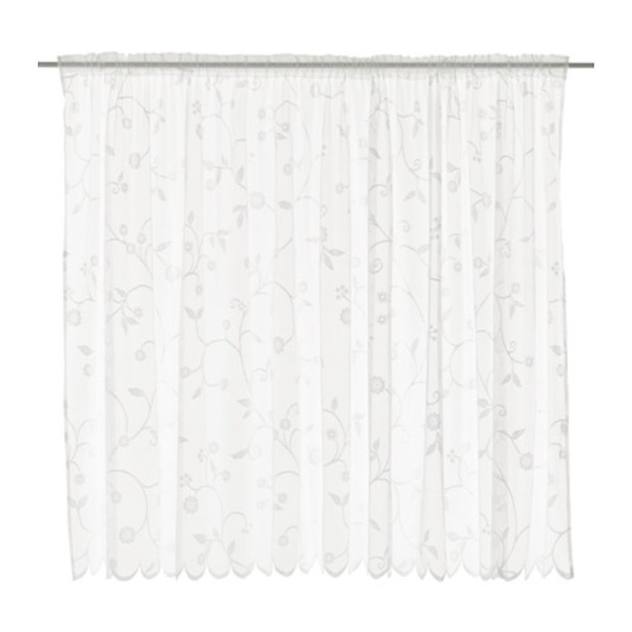 Гардина РОТФИБЛА, размер 165х300 см-1 шт., цвет белый