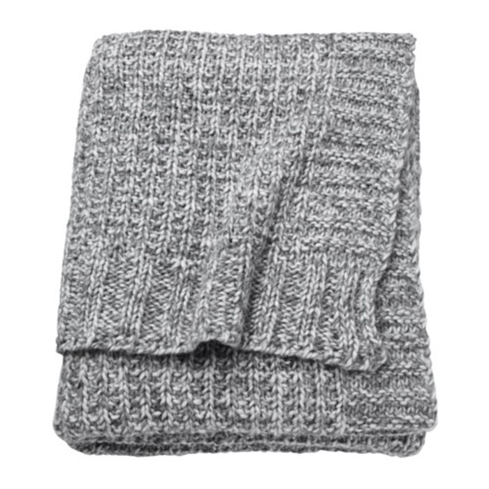 Плед ДУНЭНГ, размер 130х180 см, цвет серый