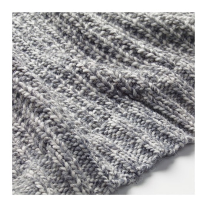 Плед ДУНЭНГ, размер 130х180 см, цвет серый