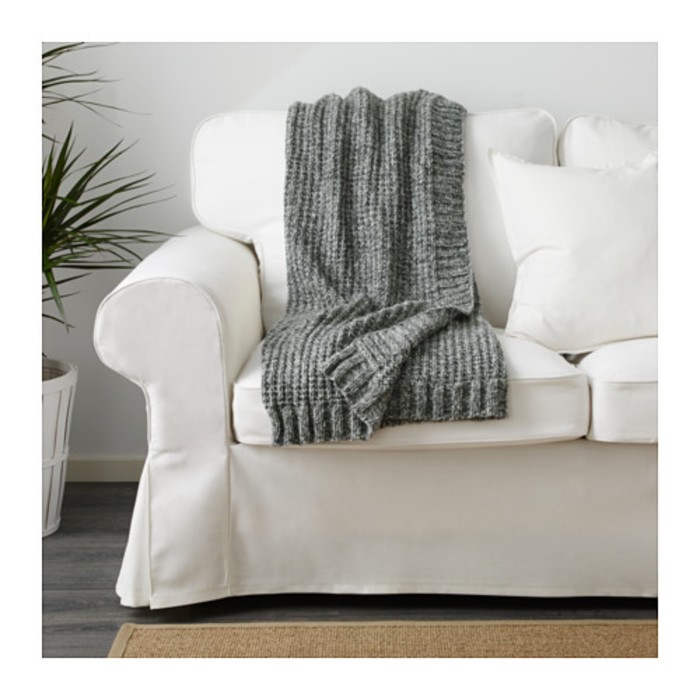 Плед ДУНЭНГ, размер 130х180 см, цвет серый