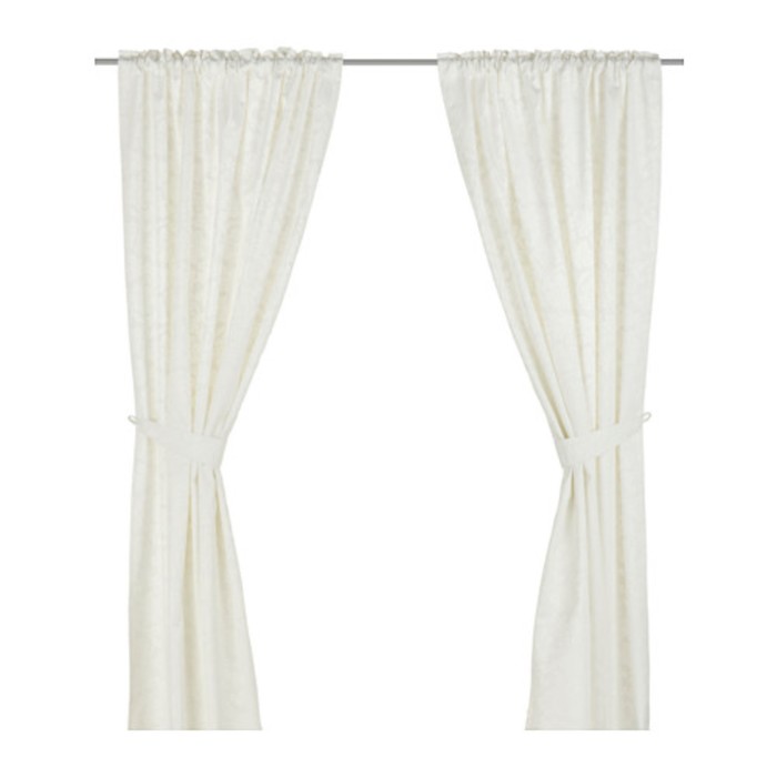 Гардины ВЭРКРОКУС, размер 145х270 см, цвет белый