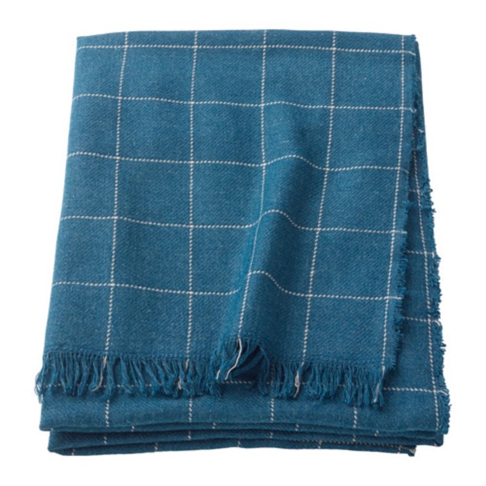 Плед ВОРКРАГЕ, размер 110х170 см, цвет синий