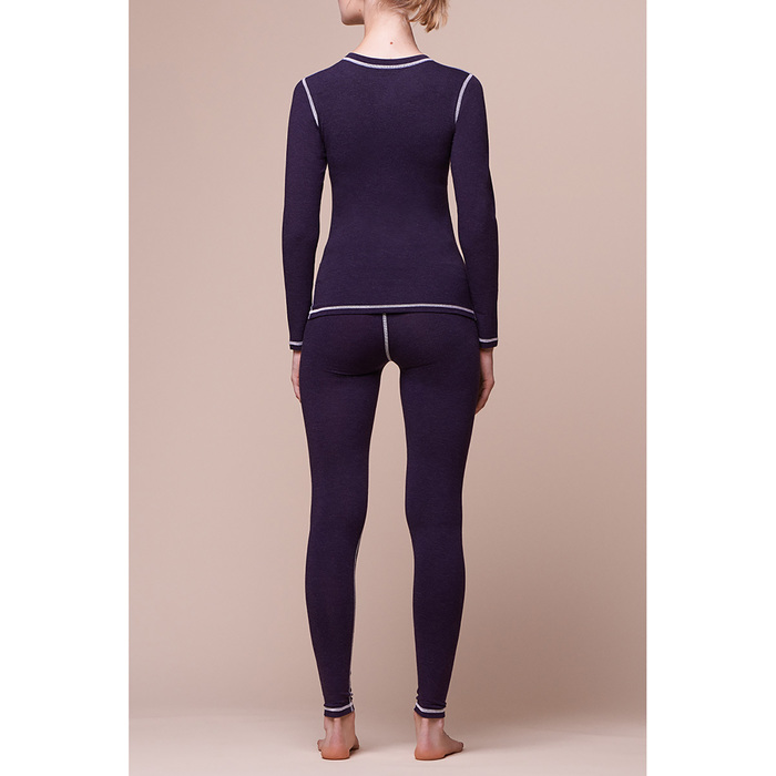 Комплект женский термо ОХО-0035 цвет фиолетовый, р-р 46 (M)