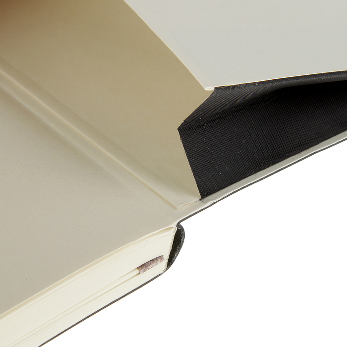 Блокнот 90х140 мм, 96 листов Moleskine Classic Soft, мягкая обложка, тонированный блок в линейку, чёрный