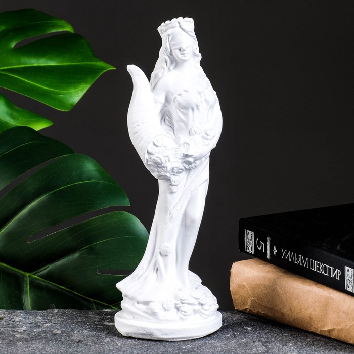 Статуэтка "Фортуна" 8х8х24см малая, белая