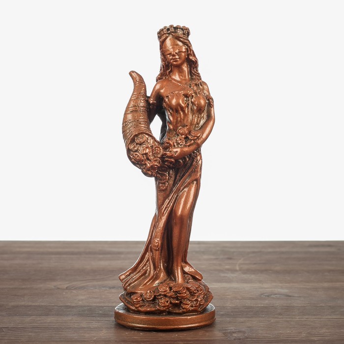 Статуэтка "Фортуна" 8х8х24см малая, медь